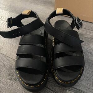 Dr. Martens Black V Blaire Sandals